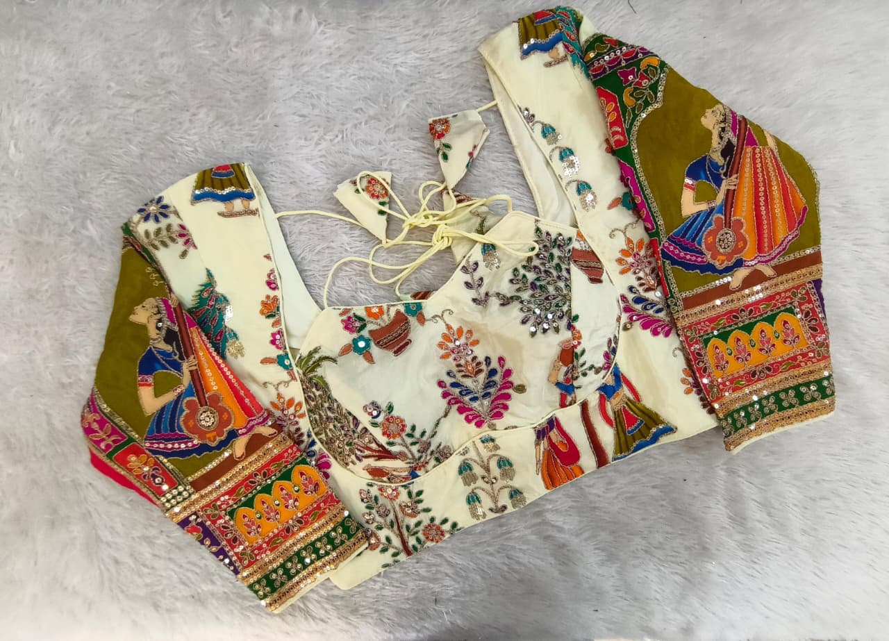 Traditional Embroidered Designer Blouse