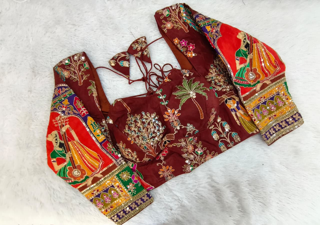 Traditional Embroidered Designer Blouse