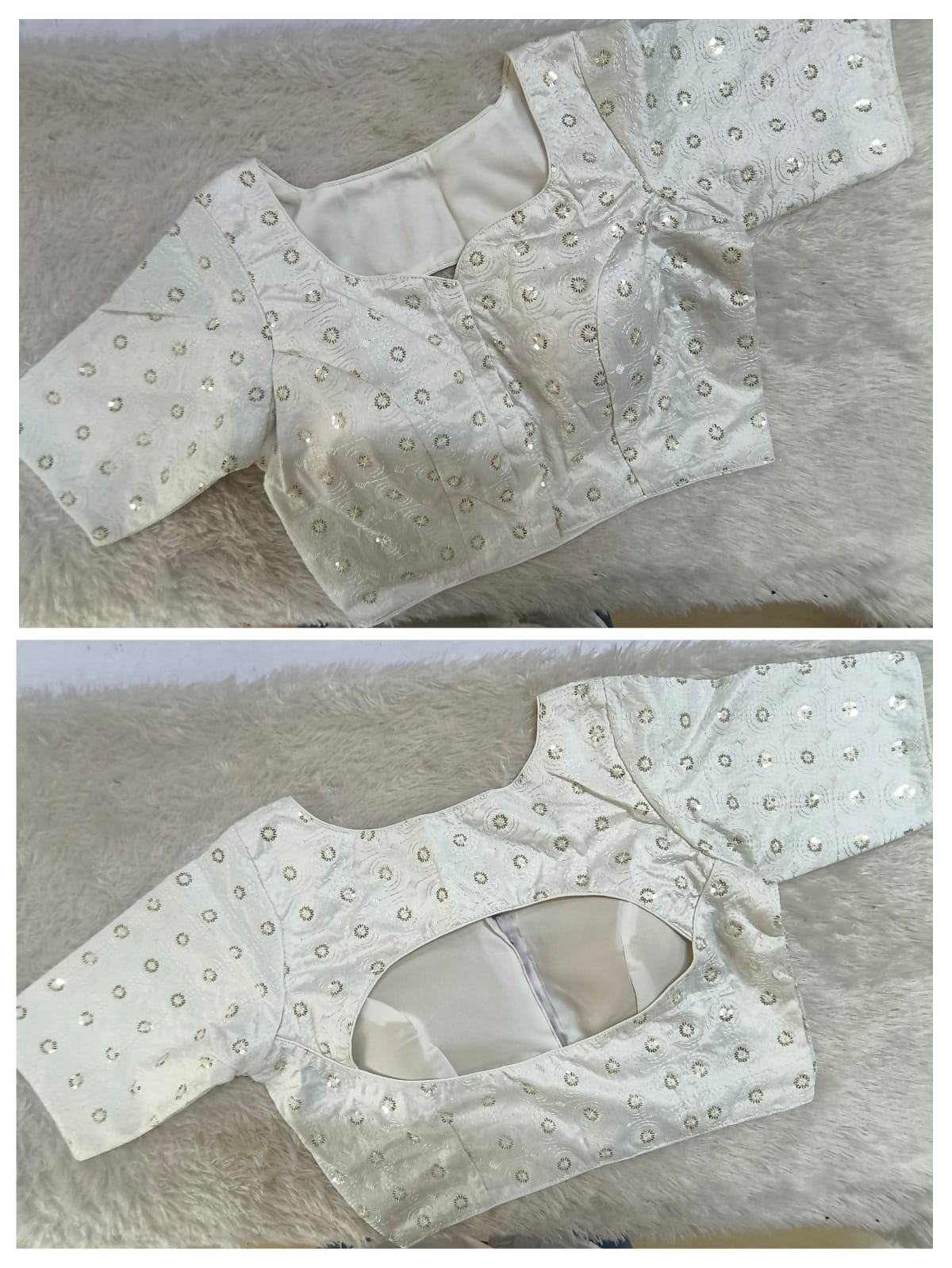 Sequin Embroidered Blouse