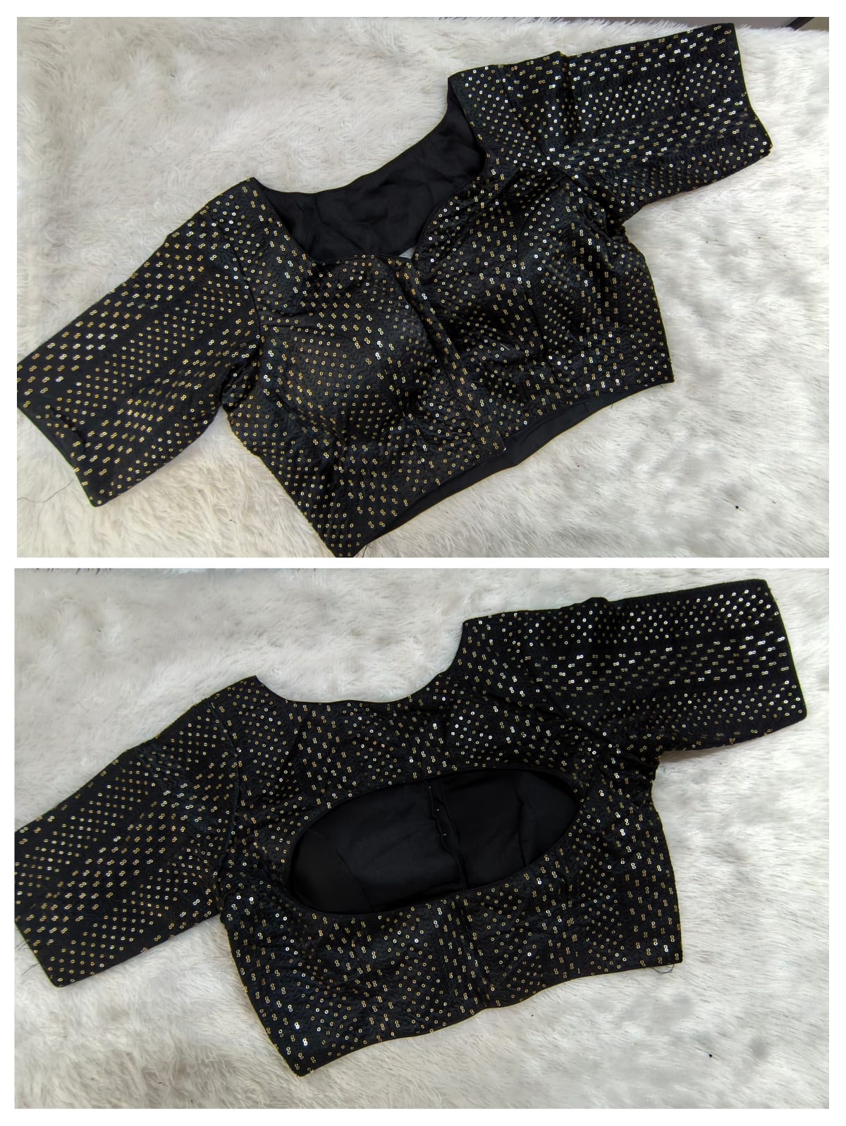Sequin Embroidered Blouse