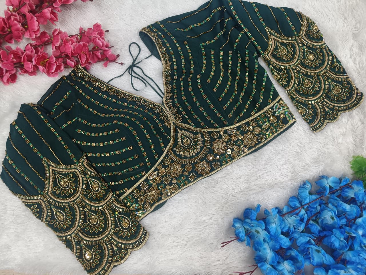 Heavy Handwork Bridal Blouse