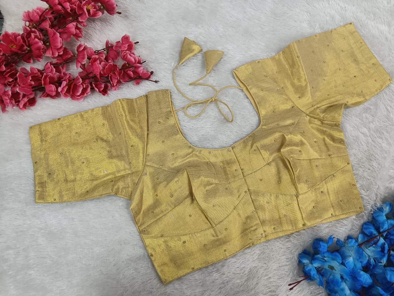 NON -PADDED Shimmer Stone Work Blouse