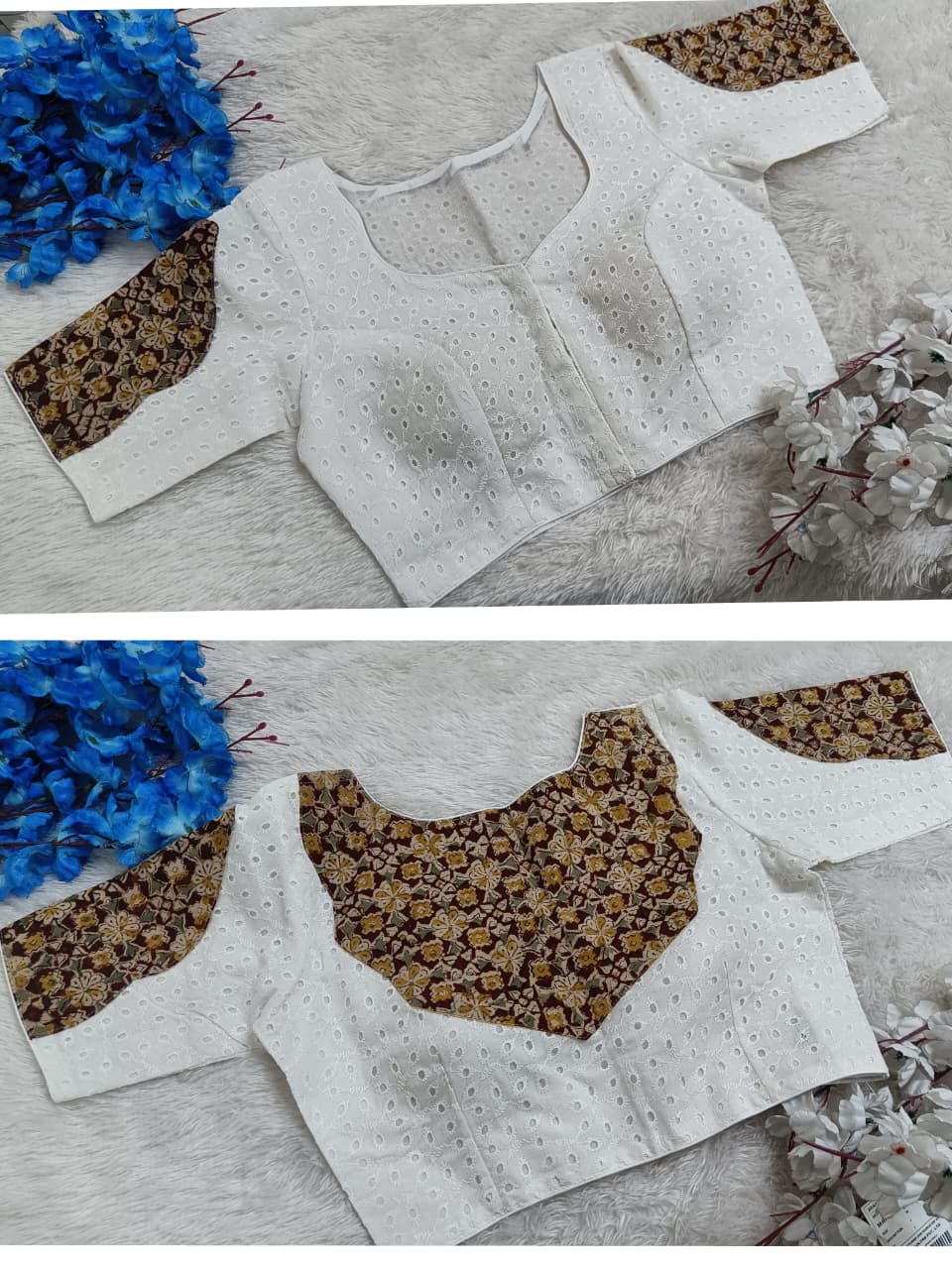 Cotton Blouse with Kalamkari