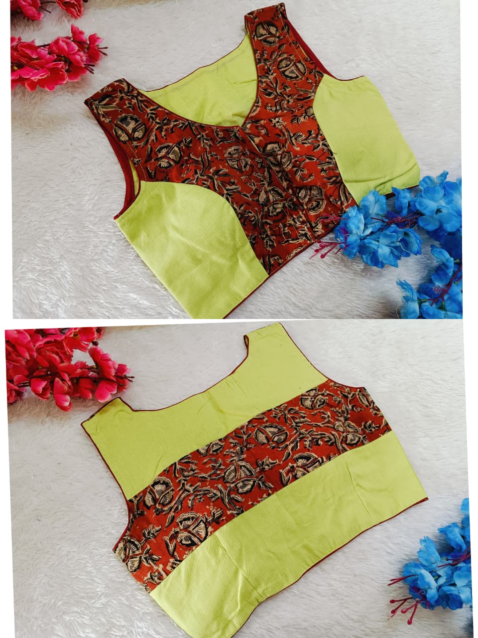 Regularwear Kalamkari Patch Blouse