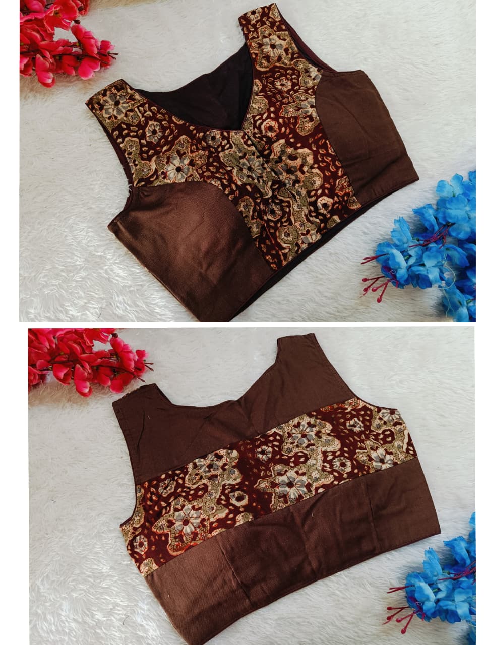 Regularwear Kalamkari Patch Blouse