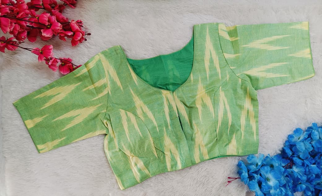 Regularwear Highneck Ikat Style Blouse