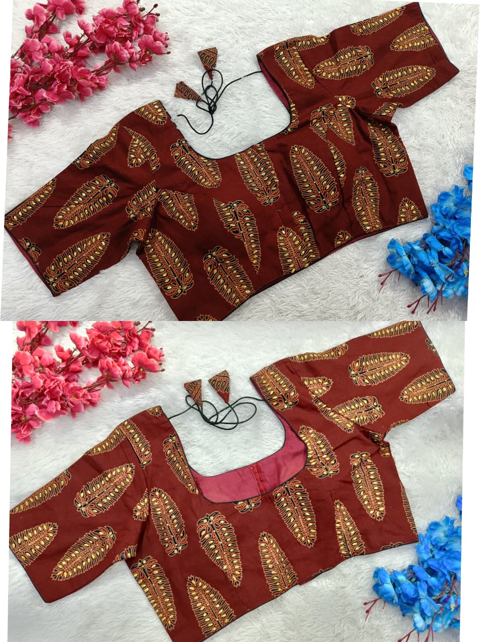 Regularwear Ajrak print Blouse Collection