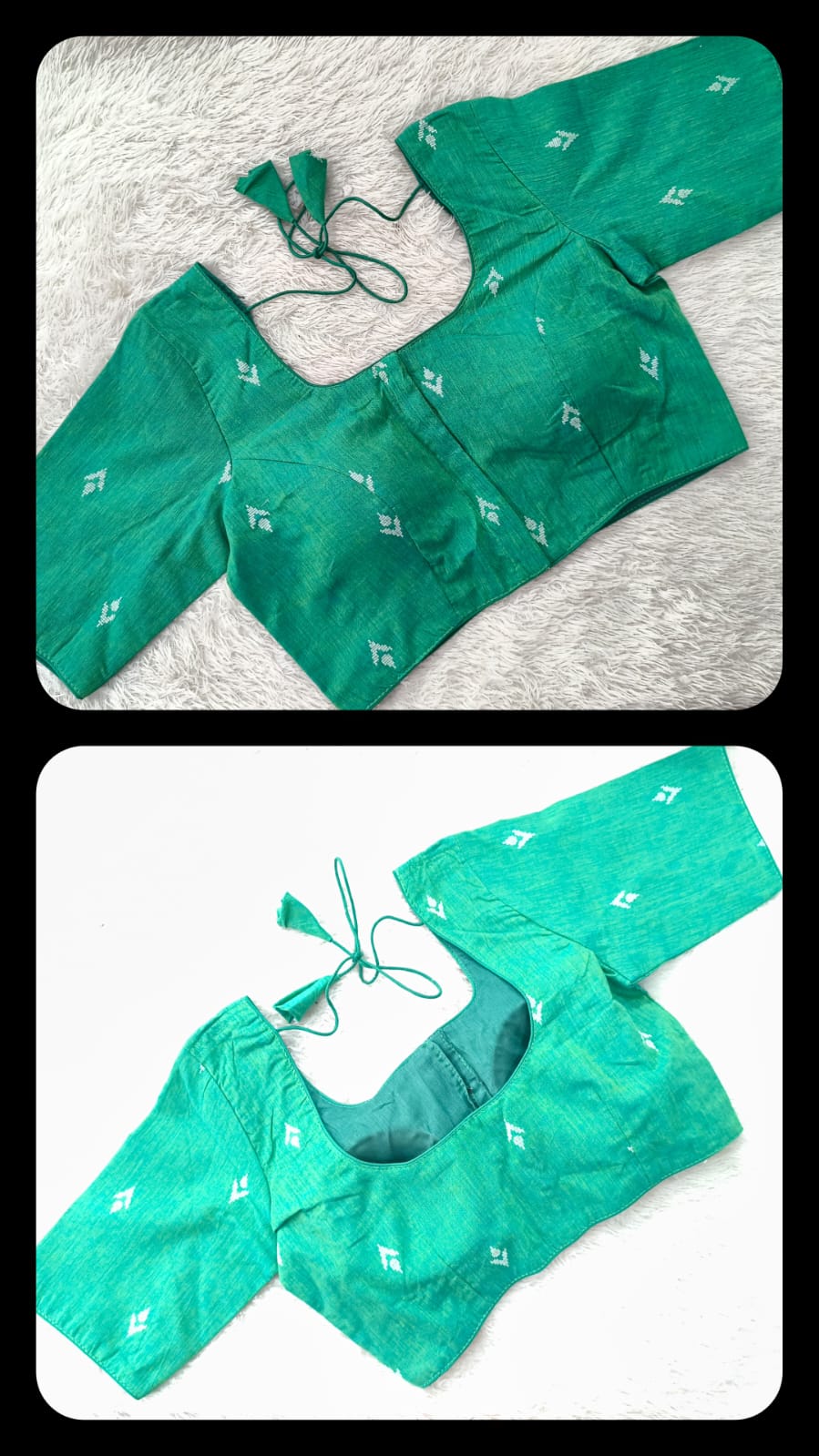 Handloom Cotton Butti Blouse