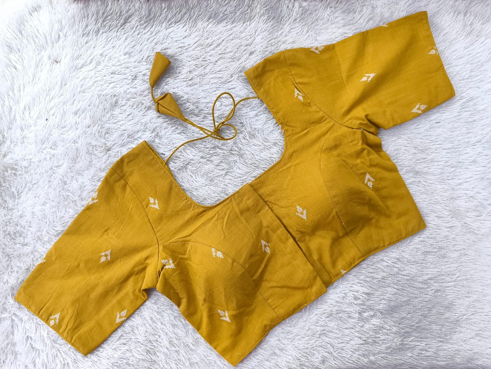 Handloom Cotton Butti Blouse