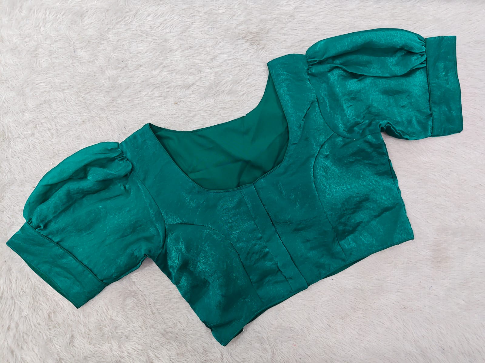 Premium Puff Sleeve Blouse Padded