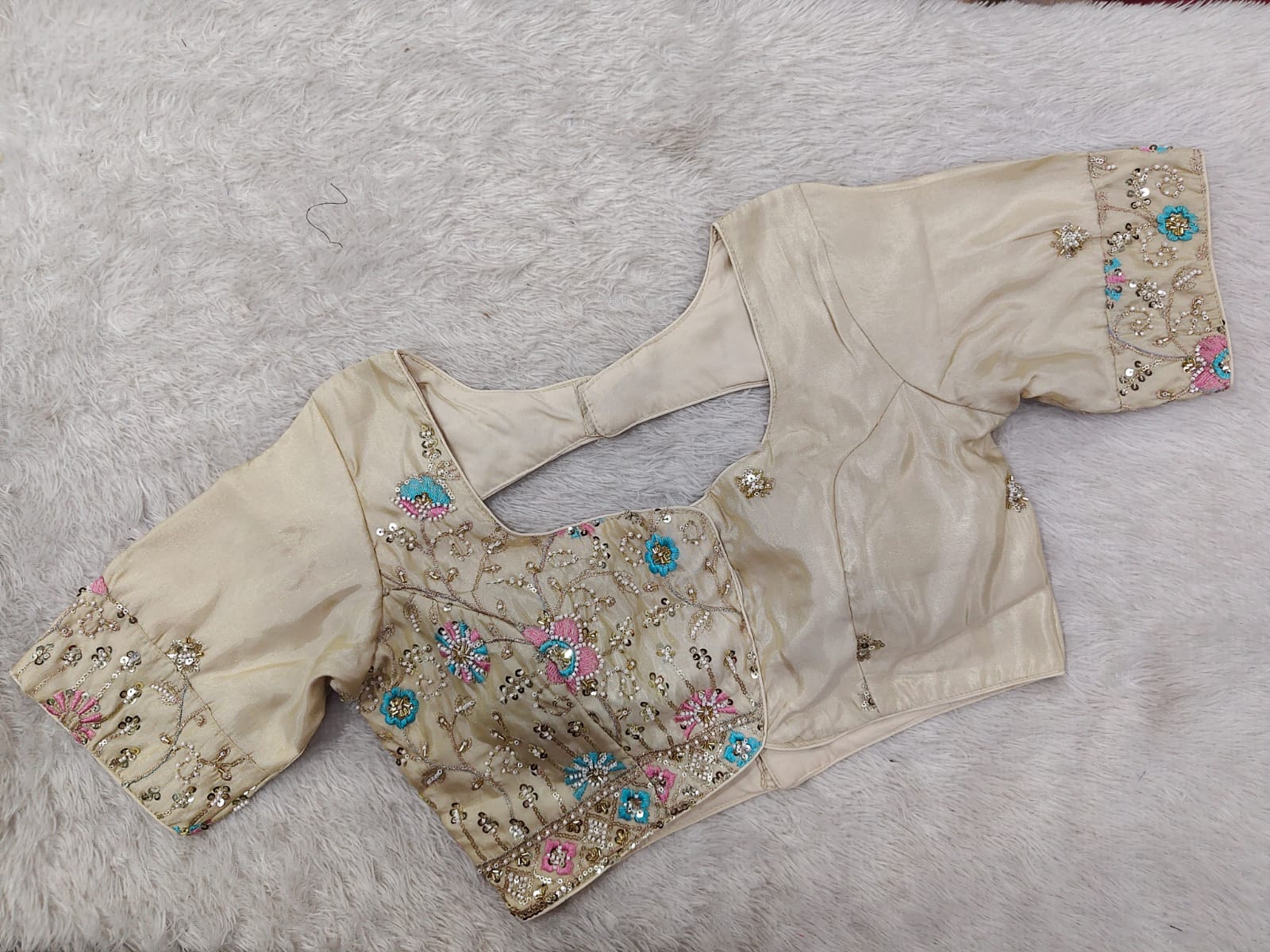 Premium Designer Embroidered with Elbow Designer Sleeves