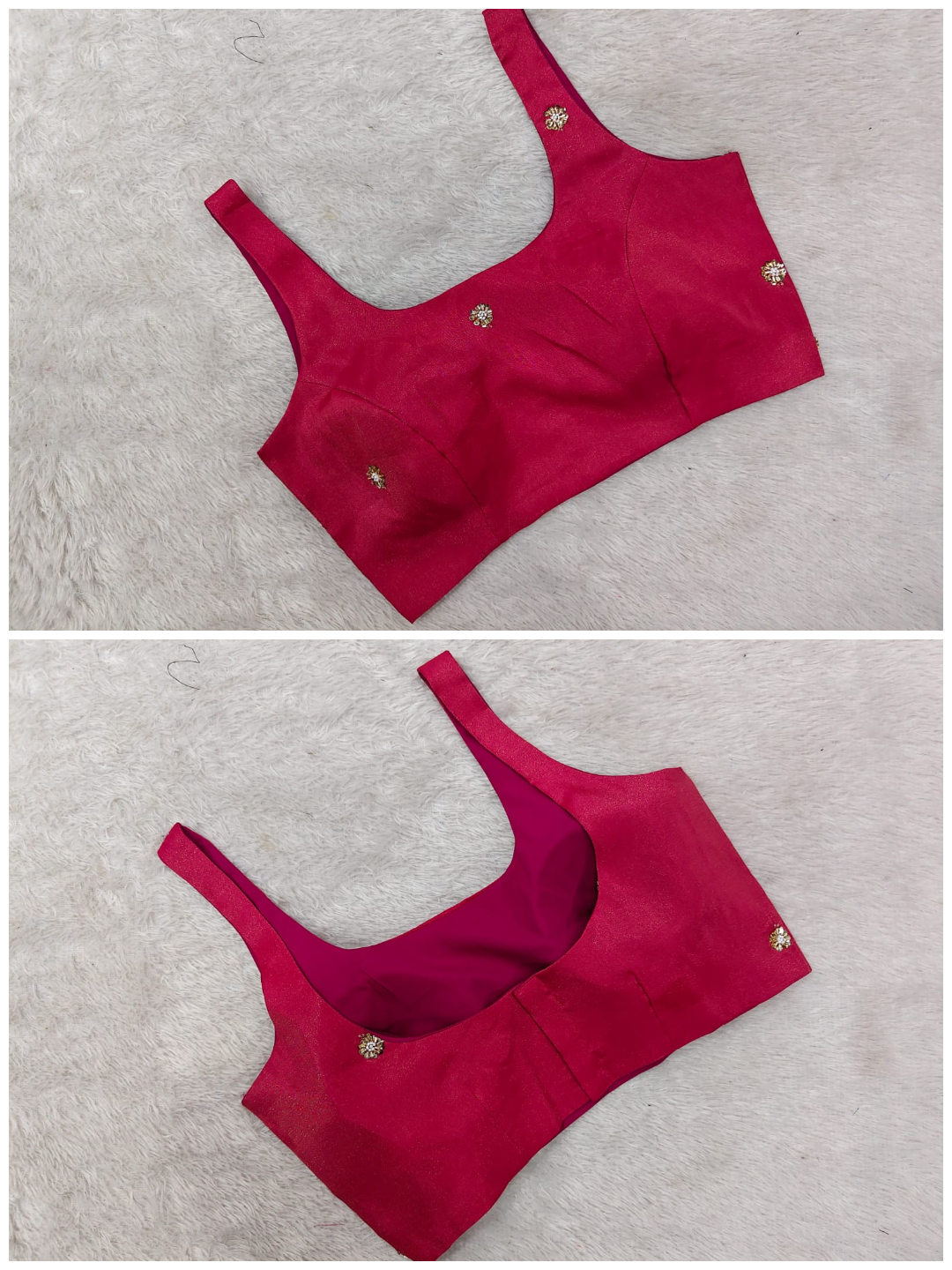 Sleeveless Designer Padded Blouse
