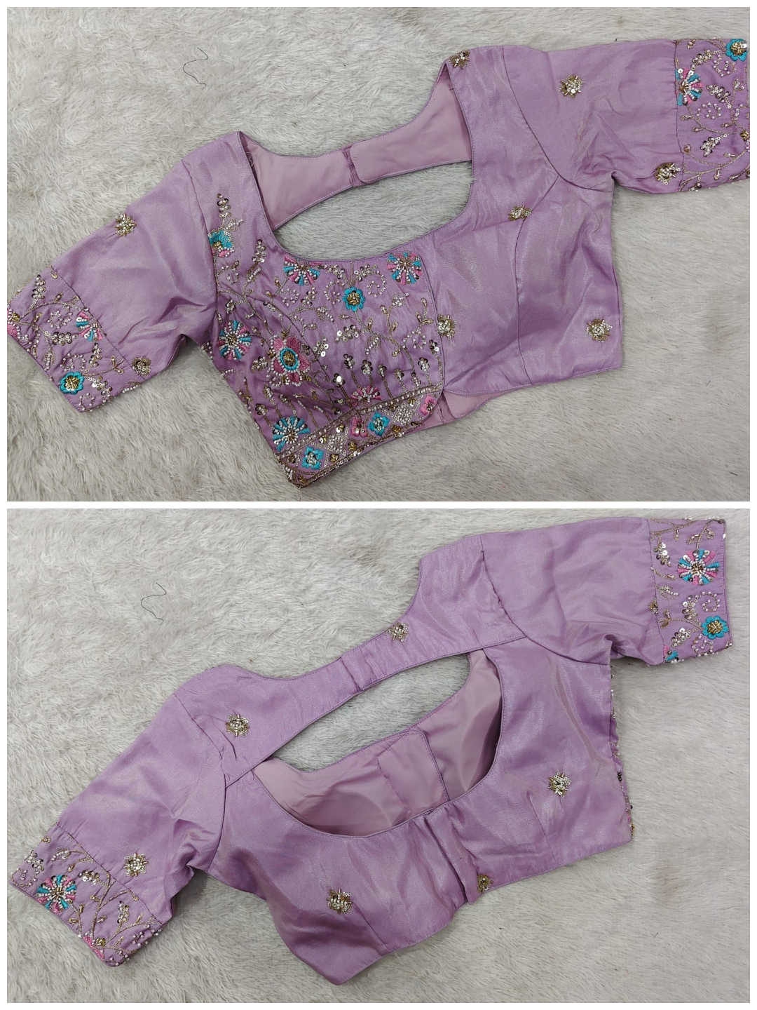 Premium Designer Embroidered with Elbow Designer Sleeves